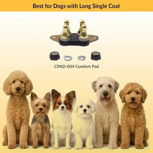 E-Collar Educator CPAD-004 Long Hair Comfort Pad for Dog Training Collars | Fits RX-090, RX-120, RX-1000 Receivers thumbnail 5