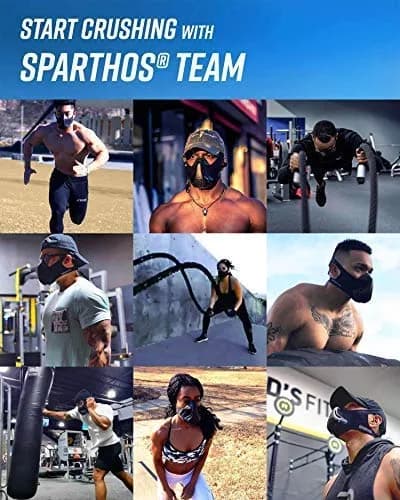 Sparthos High Altitude Training Mask Red Camo | Simulates 16 Breathing Levels thumbnail 5