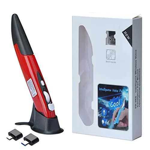 lychee Wireless Optical Pocket Pen Mouse Red | 800/1200/1600 DPI Adjustable Handwriting Mini Mice thumbnail 8
