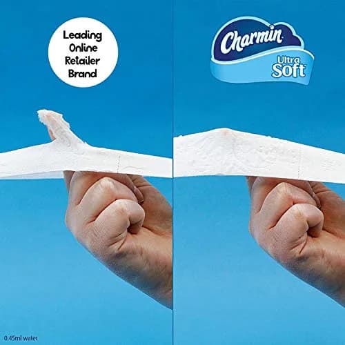 Charmin Ultra Soft Cushiony Touch Toilet Paper, 6 Family Mega Rolls (338 Sheets/Roll) | 2-Ply, Unscented thumbnail 4