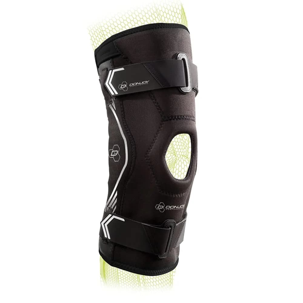 DonJoy Performance Bionic Drytex Knee Sleeve Large | Hinged Support for Sprains & Instability — X-Large