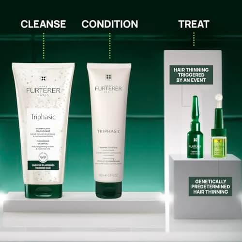 René Furterer TRIPHASIC Strengthening Shampoo for Thinning Hair, 50ml (1.6 oz) | Energizes Scalp & Promotes Thicker Hair thumbnail 7