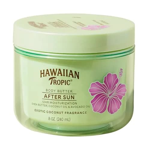Hawaiian Tropic Exotic Coconut After Sun Body Butter 236ml (8 Oz) | Soothes & Hydrates Skin thumbnail 1