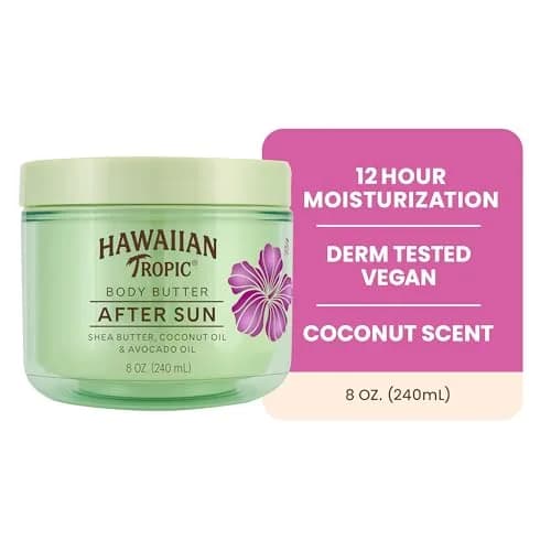 Hawaiian Tropic Exotic Coconut After Sun Body Butter 236ml (8 Oz) | Soothes & Hydrates Skin thumbnail 2