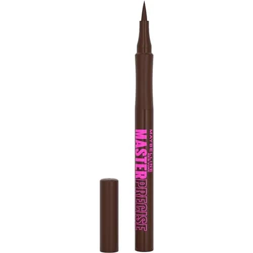 Maybelline Master Precise All Day Waterproof Liquid Eyeliner Makeup, Forest Brown, 0.11ml (0.0037 Fl Oz) | Ophthalmologist Tested for Sensitive Eyes thumbnail 1