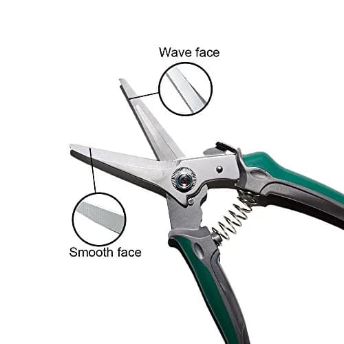 DEEALL 8-Inch Carbon Steel Hoof Trimmers with Serrated Blades | For Goats, Horses & Garden thumbnail 4
