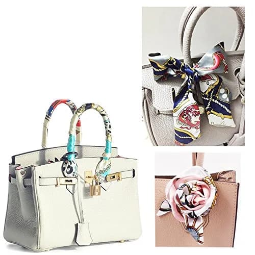 MosBug Fashion Bag Handle Ribbon Scarf 100cm x 4cm | Elegant Accessory for Women thumbnail 8