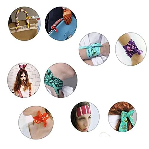 MosBug Fashion Bag Handle Ribbon Scarf 100cm x 4cm | Elegant Accessory for Women thumbnail 9