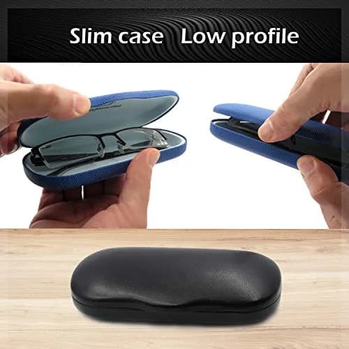 MyEyeglassCase Glasses Case Hard Shell for Small - Medium Frames | Elegant Brown Travel Storage thumbnail 4