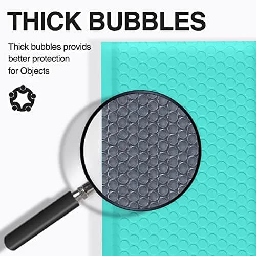UCGOU Teal Bubble Mailers 4x8 Inch (50 Pack) | Opaque Poly Padded Envelopes for Shipping thumbnail 4