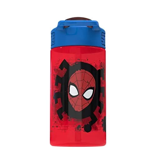 Zak Designs Marvel Spider-Man Kids Water Bottle 492ml (16 oz) | Leak-Proof & BPA-Free for Daily Hydration thumbnail 4