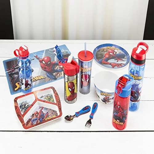 Zak Designs Marvel Spider-Man Kids Water Bottle 492ml (16 oz) | Leak-Proof & BPA-Free for Daily Hydration thumbnail 7