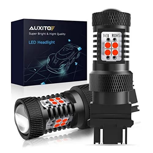 AUXITO Red 3157 LED Brake Light Bulbs Pack of 2 | Ultra Bright 700% Improved Visibility thumbnail 1