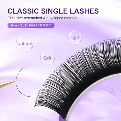 NAGARAKU Individual Eyelash Extensions 0.15 D Curl 8mm | Handmade Faux Mink for Classic Grafting thumbnail 2