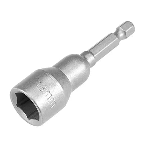 uxcell 1/4" Hex Nut Driver 13mm | Magnetic Impact Socket for DIY & Professional Use thumbnail 1