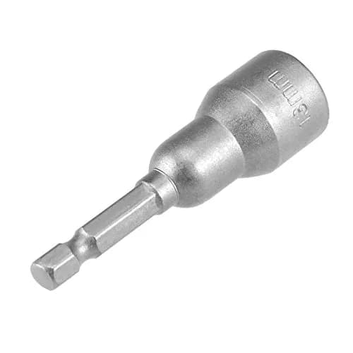 uxcell 1/4" Hex Nut Driver 13mm | Magnetic Impact Socket for DIY & Professional Use thumbnail 5