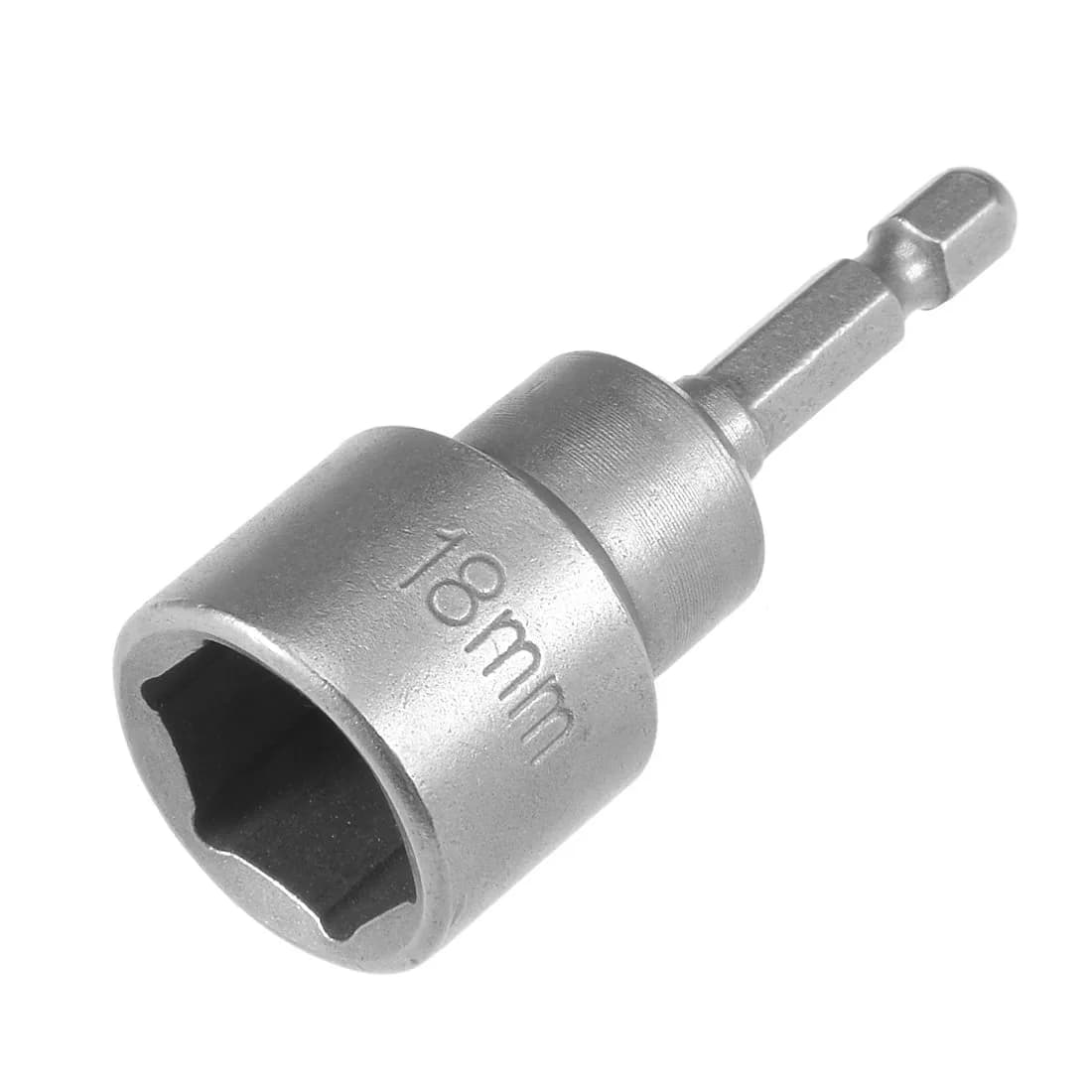 uxcell 18mm Magnetic Nut Setter Driver Bit 65mm (2.5") Length | Quick-Change Hex Shank - main product image