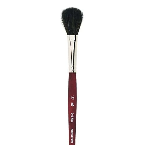 Princeton Velvetouch Series 3950 Paint Brush 1/2 Inch | Synthetic Multi-Media Brush for Acrylic, Oil & Watercolor thumbnail 2