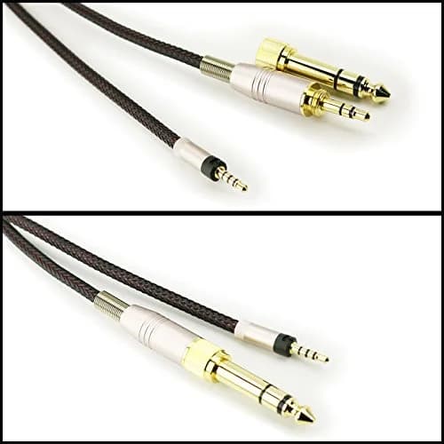 NewFantasia Replacement Audio Upgrade Cable for Sennheiser HD4.40, HD 4.40 BT, HD4.50, HD 4.50 BTNC, HD4.30i, HD4.30G | 1.5m/4.9ft, Tangle-Free thumbnail 2