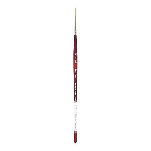 Princeton Velvetouch Artiste Series 3950 Short Liner 10/0 | Luxury Synthetic Brush for Acrylic, Watercolor & Oil thumbnail 1