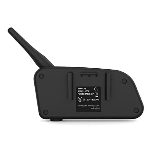 EJEAS V6 Pro Motorcycle Helmet Bluetooth Intercom 850mAh Waterproof Noise Cancellation thumbnail 9