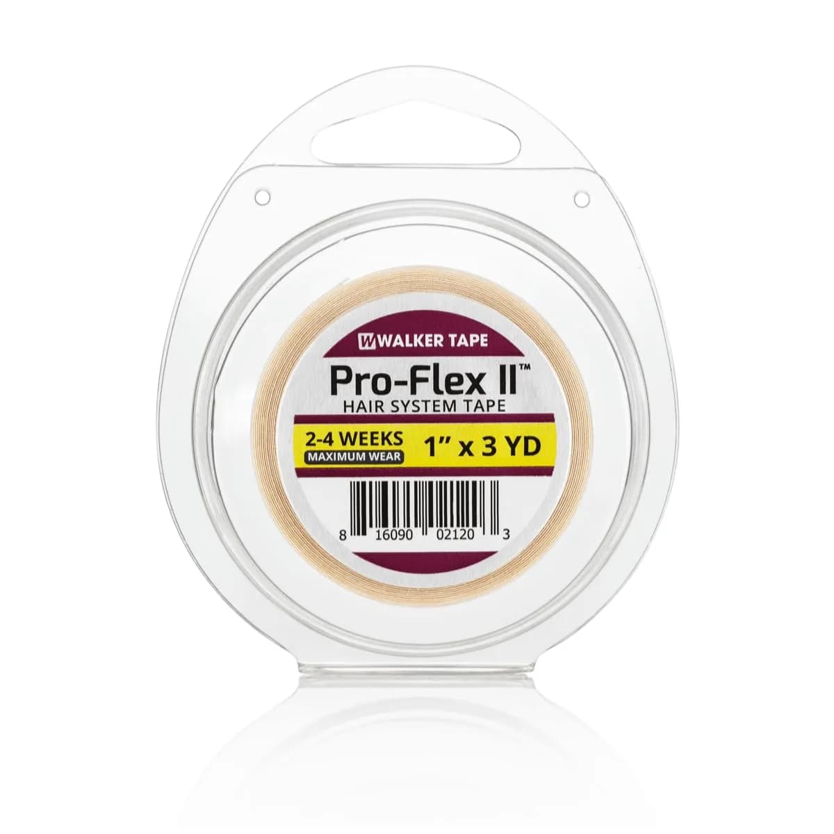 Walker Tape Pro Flex Tape 1" x 3 yrd Roll Double Side Adhesive | Maximum 4 Weeks Hold - main product image