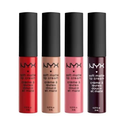 NYX PROFESSIONAL MAKEUP Soft Matte Metallic Lip Cream Budapest 0.22 Oz | Pearly Matte Finish thumbnail 2