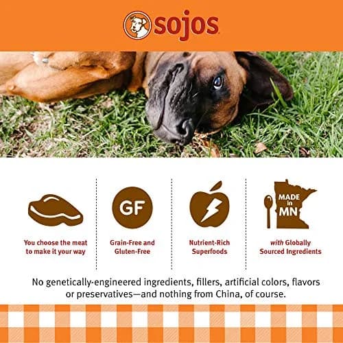 Sojos Natural 8 lb (3.63 kg) Grain-Free Pre-Mix Dog Food | Mix Your Own Raw Meals thumbnail 5