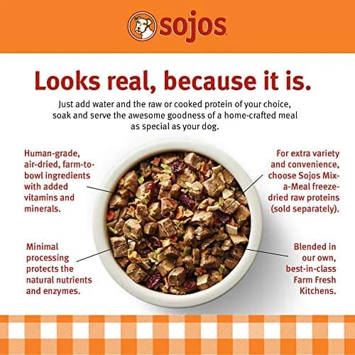 Sojos Natural 8 lb (3.63 kg) Grain-Free Pre-Mix Dog Food | Mix Your Own Raw Meals thumbnail 2