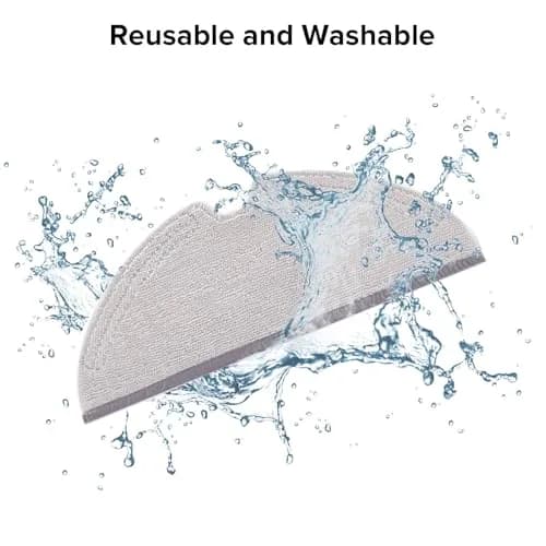 roborock Microfiber Mop Cloths 2 Pack for Q Series | Reusable, Compatible with Roborock Vacuum Cleaners thumbnail 4