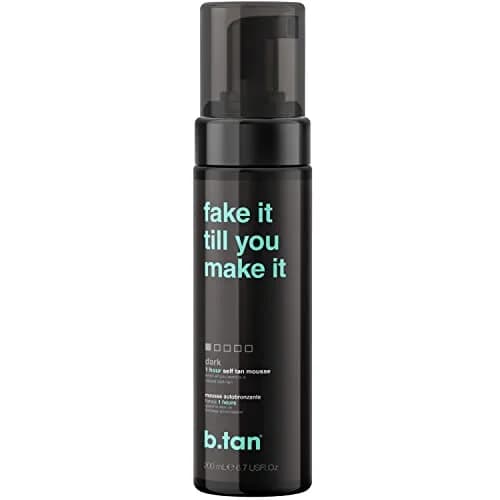 B.TAN Fake It Till You Make It Dark Self Tanner Mousse 200ml (6.7 Fl Oz) | Express 1-Hour Sunless Tanning Foam thumbnail 1