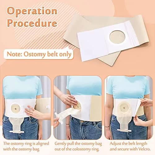 Mybow Ostomy Belt Hernia Support for Men & Women, XL 40-43 Inch Waist | Post-Operative Abdominal Binder thumbnail 4