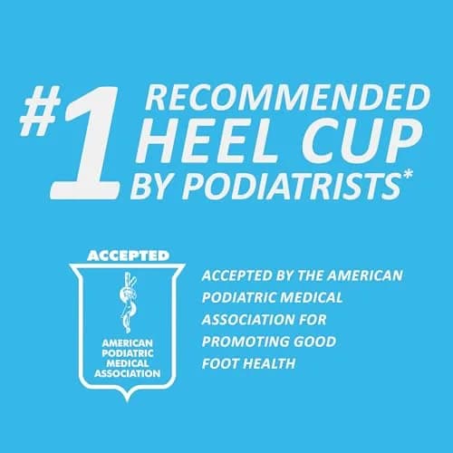 Tuli's Classic Gel Heel Cups for Plantar Fasciitis, 2 Pairs, Regular | #1 Podiatrist Recommended for Heel Pain Relief thumbnail 2