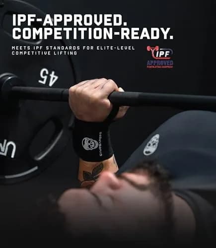 Gymreapers 18" Competition Grade Wrist Wraps | IPF Approved Heavy Duty Support thumbnail 4