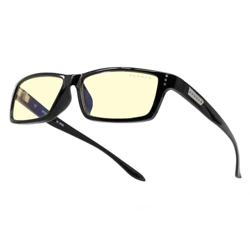 Gunnar Riot Amber Tinted Gaming Glasses 58mm Lens Width | Patented Blue Light Blocking Lens Technology thumbnail 1
