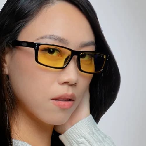 Gunnar Riot Amber Tinted Gaming Glasses 58mm Lens Width | Patented Blue Light Blocking Lens Technology thumbnail 5