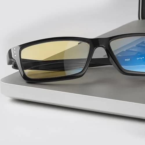 Gunnar Riot Amber Tinted Gaming Glasses 58mm Lens Width | Patented Blue Light Blocking Lens Technology thumbnail 9