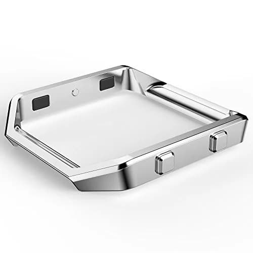 AISPORTS Silver Stainless Steel Frame for Fitbit Blaze Smartwatch | Compatible with Fitbit Blaze Only thumbnail 3