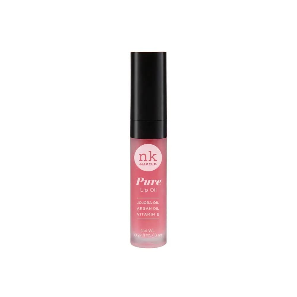 Nicka K New York Lip Oil Raspberry 0.27 Fl Oz | Moisturizing Satin Finish, Nourishing with Vitamin E — Cherry
