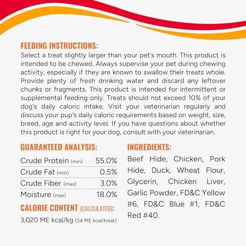 GOOD 'N' FUN Triple Flavor Kabobs Long-Lasting Dog Treat 680g (24 oz) | Protein-Rich Chew for All Dog Sizes thumbnail 5