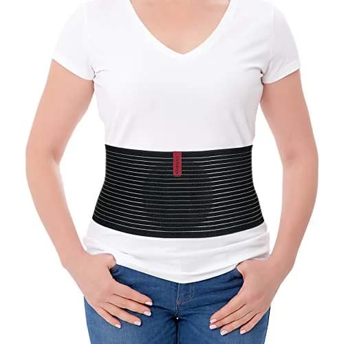 ORTONYX Umbilical Hernia Belt for Women and Men, Abdominal Support, S-M | Adjustable, Lightweight & Discreet thumbnail 1