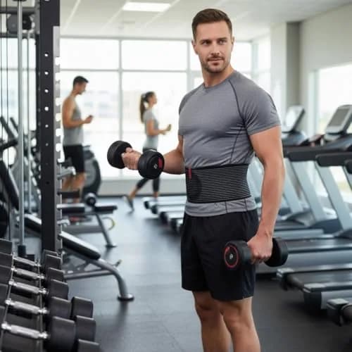 ORTONYX Umbilical Hernia Belt for Women and Men, Abdominal Support, S-M | Adjustable, Lightweight & Discreet thumbnail 8