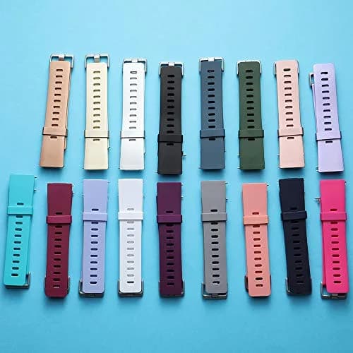 Wepro Sport Bands for Fitbit Versa 2, Versa Lite, Versa — Small 14-18cm (5.5"-7.2") Gray thumbnail 9