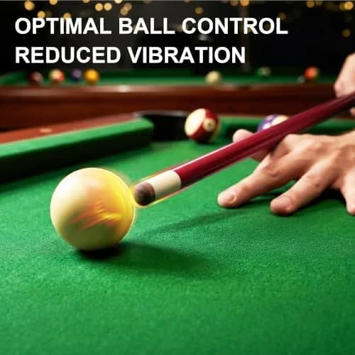 GSE Games & Sports Expert Red 18oz 2-Piece Fiberglass Graphite Composite Pool Cue Stick | 156 cm (58") Length thumbnail 5