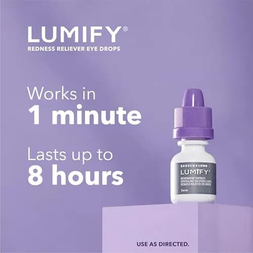 LUMIFY Redness Relief Eye Drops 7.5ml (0.25 Fl Oz) | for Whiter, Brighter Eyes thumbnail 4