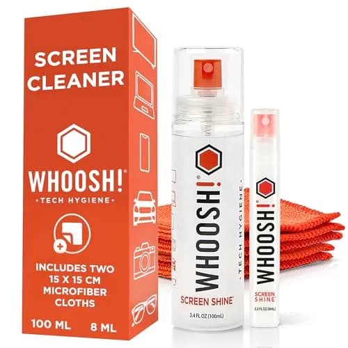 WHOOSH! Screen Shine Duo Electronic Cleaning Kit 108ml (3.7 Fl Oz) | Streak-Free Shine for All Screens thumbnail 1