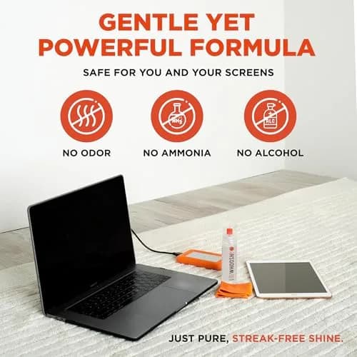 WHOOSH! Screen Shine Duo Electronic Cleaning Kit 108ml (3.7 Fl Oz) | Streak-Free Shine for All Screens thumbnail 6