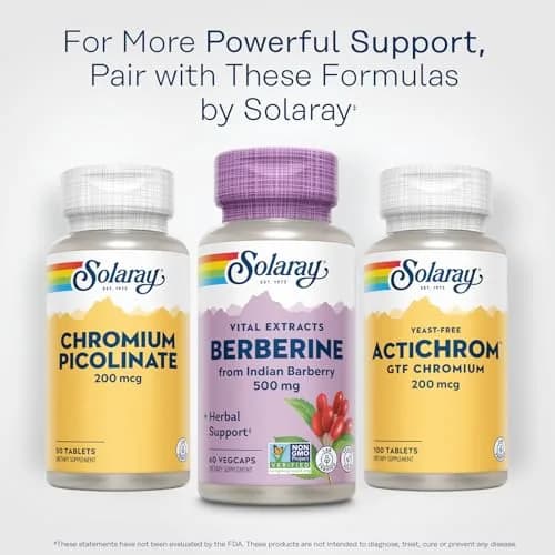SOLARAY Berberine Extract 500 mg | Herbal Support for Active Lifestyle thumbnail 6