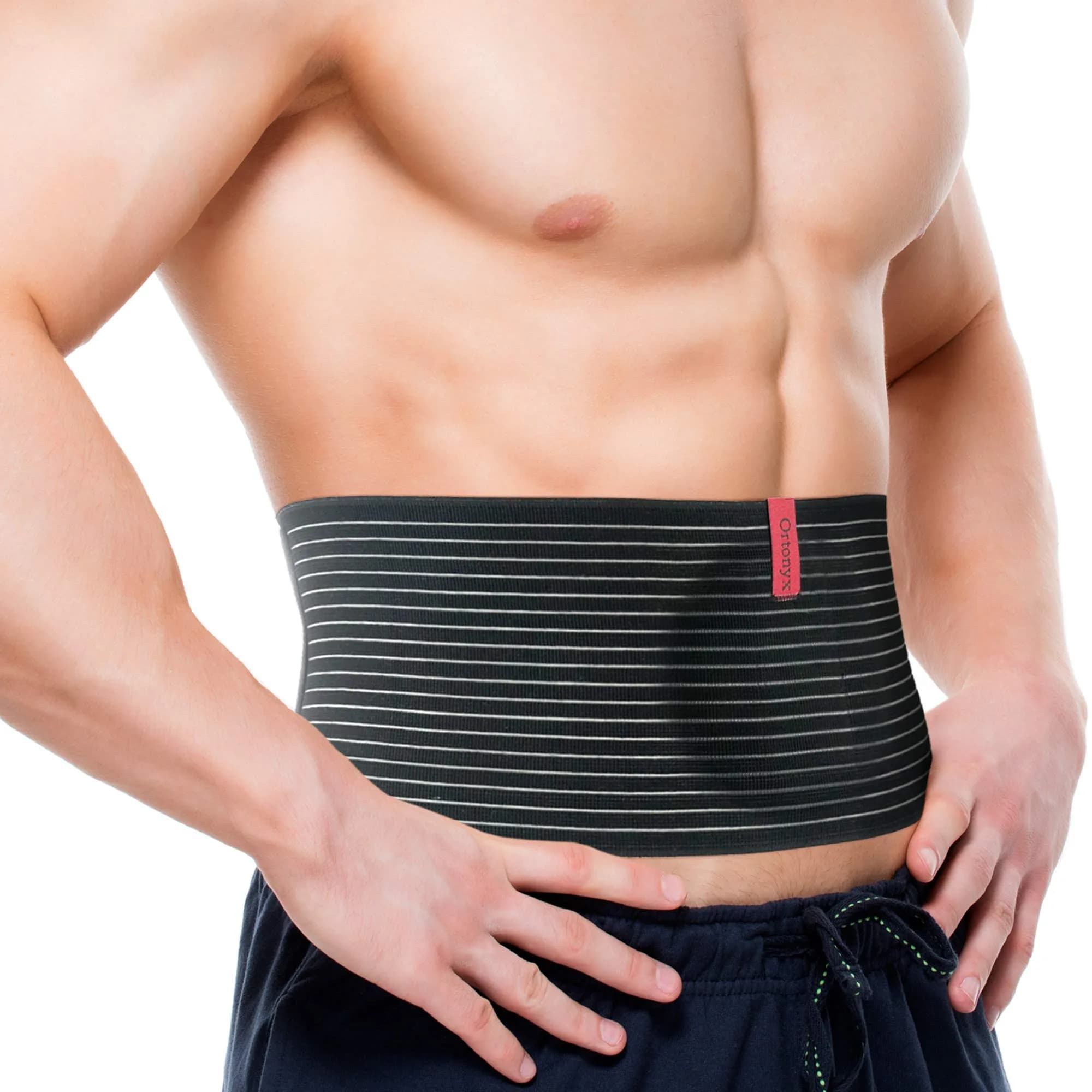 ORTONYX Umbilical Hernia Belt for Men and Women, Abdominal Binder L-XXL (35.8"-49.2") | Targeted Hernia Support & Pain Relief - main product image