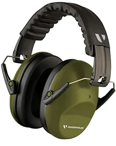 Vanderfields Kids Noise Canceling Headphones - 31 dB (2K Hz) - Ear Protection Earmuffs | Green, Adjustable Comfort thumbnail 1